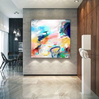 Extra Large Wall Art Palette Knife Artwork Original Painting,Painting on Canvas Modern Wall Decor Contemporary Art, Abstract Painting Pac371,abstract 3d sculpture