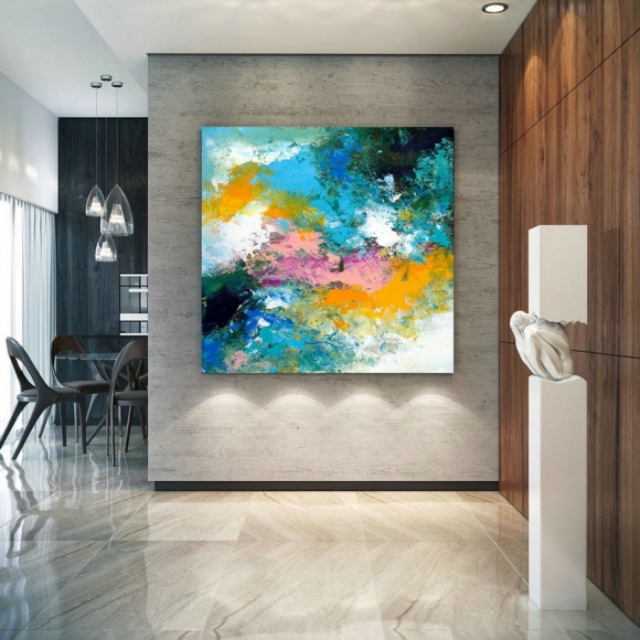 Extra Large Wall Art Original Art Bright Abstract Original Painting On Canvas Extra Large Artwork Contemporary Art Modern Home Decor lac668,large wall art paintings