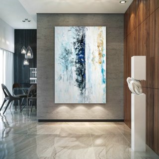 Large Modern Wall Art Painting,Large Abstract Painting on Canvas,large art on canvas,unique painting art,wall art canvas BNC028,modern museum design
