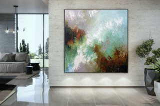 Large Abstract Painting,Modern abstract painting,bright painting art,knife oil painting,abstract painting,acrylic textured DAc007,deep abstract art