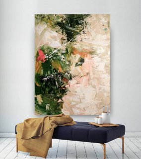 Large Painting on Canvas,Extra Large Painting on Canvas,large art on canvas,square painting,large modern canvas DIc017,extra large plain canvas