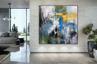 Large Abstract Painting,Modern abstract painting,painting home decor,large art on canvas,original abstract,modern textured DMC198,krishna abstract art