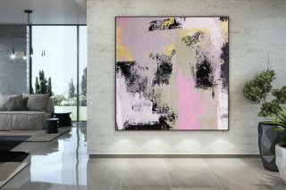 Large Painting on Canvas,Original Painting on Canvas,oil hand painting,home decor wall art,painting on canvas DMC181,big canvas paintings for home decor