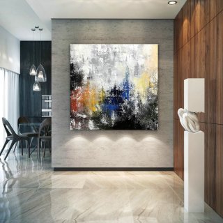 Large Abstract Painting,Modern abstract painting,original painting,large canvas art,xl abstract painting,art with texture DIc035,large canvas to paint on