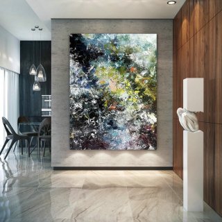 Large Painting on Canvas,Extra Large Painting on Canvas,texture painting,painting canvas art,large interior decor BNc067,big wall canvas paintings