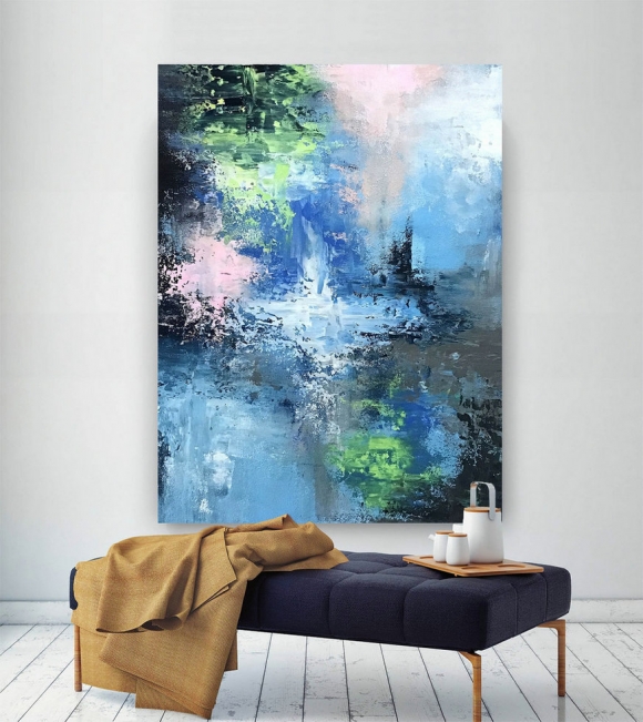 Large Abstract Painting,Modern abstract painting,texture painting,modern oil canvas,xl abstract painting,textured art DIc052,the best abstract art