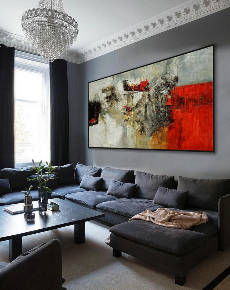 Super Extra Large Oversize Panoramic Canvas Modern wall