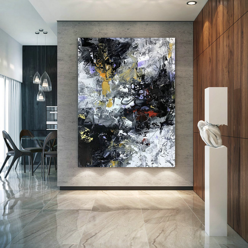 Large Abstract Painting,Modern abstract painting,texture