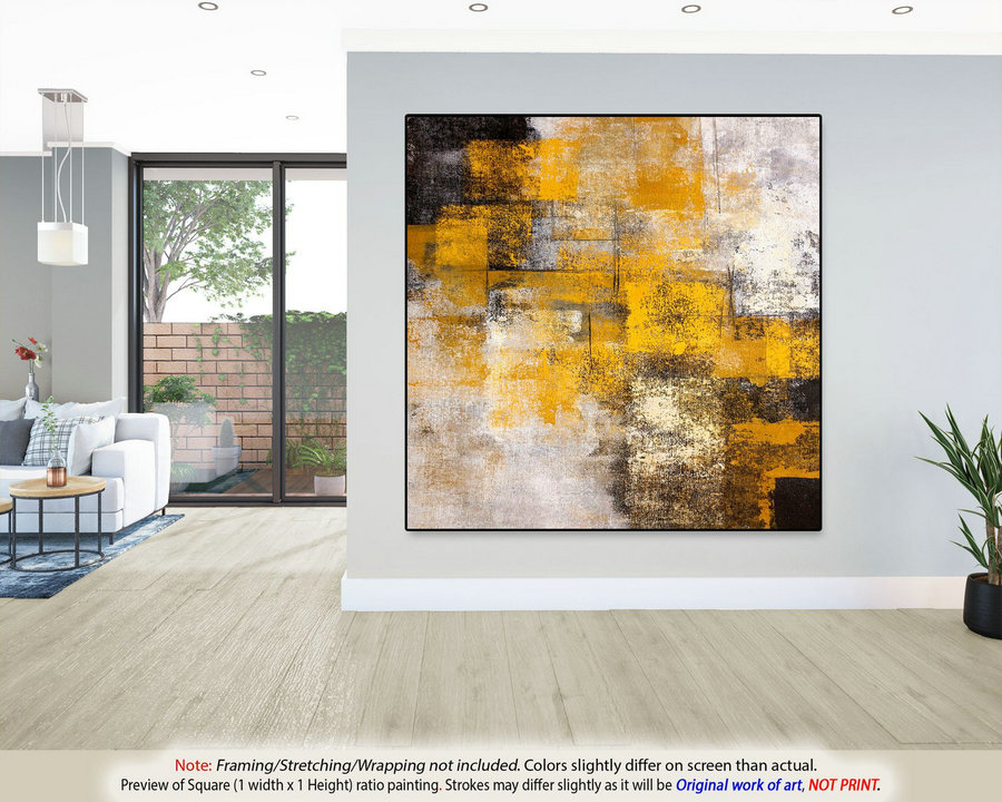 Original Abstract Painting on Canvas Modern Wall Decor