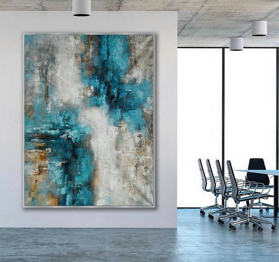 Texture Abstract Oversize Modern Contemporary Canvas wall